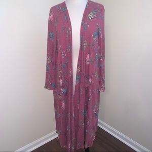 Lularoe Sarah duster cardigan, size L